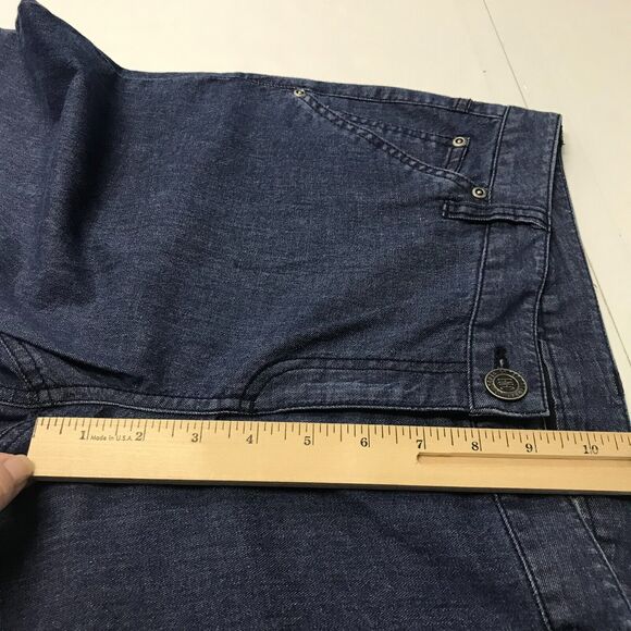 INC International Concepts Capri Pant Womens 12P Petite Denim Stretch Cuffed - Picture 9 of 10